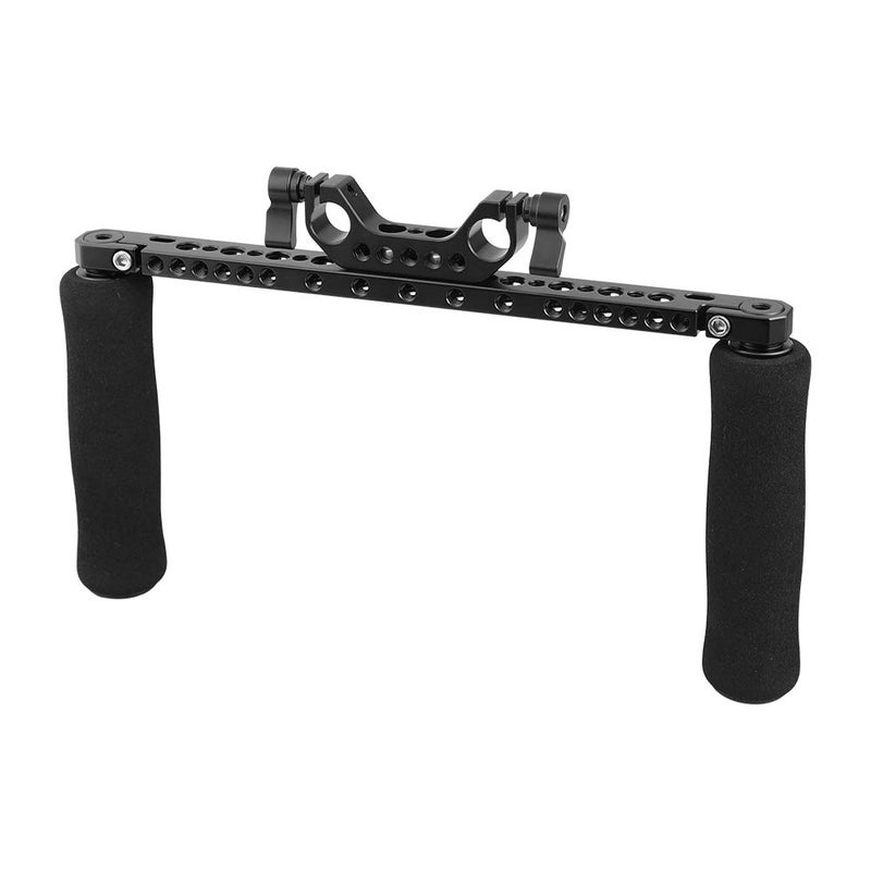 CAMVATE Sponge Handle Grips with 15mm Dual Rod Clamp for DSLR Camera Shoulder Rig - 2253 - Image 1